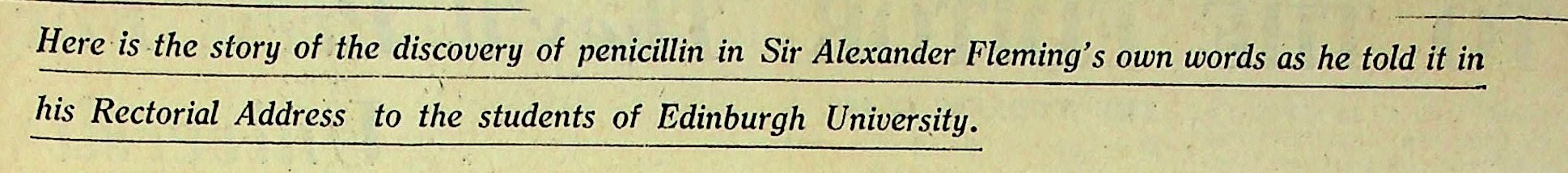 Headline for Robert Fleming article 16